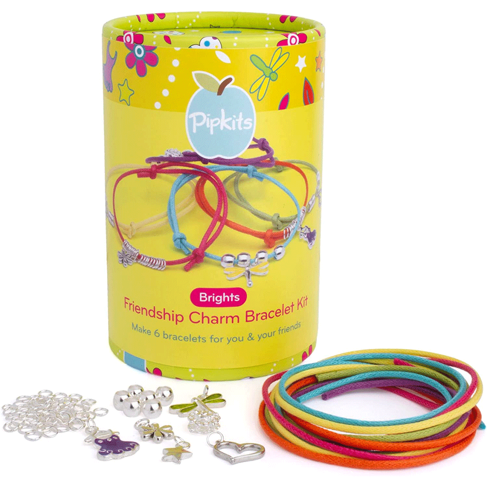 Brights Friendship Charm Bracelet Kit Pipkits Outback Yarns