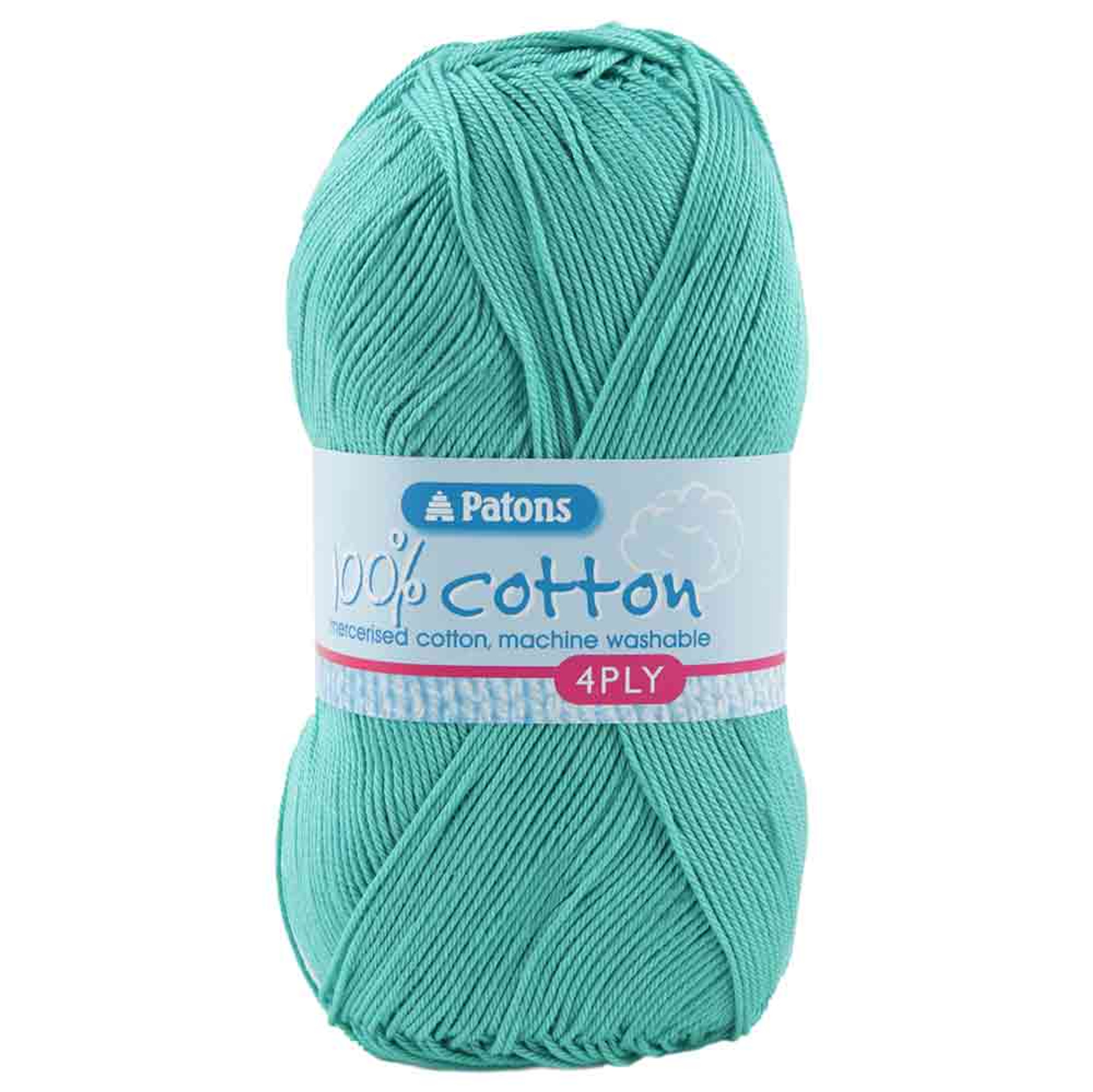 Patons 100 Cotton 4 Ply Knitting Yarn, 100g Balls Outback Yarns