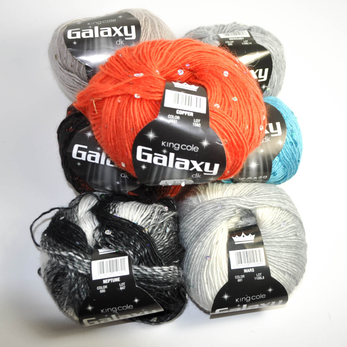King Cole Galaxy DK Knitting Yarn Various Colours Outback Yarns