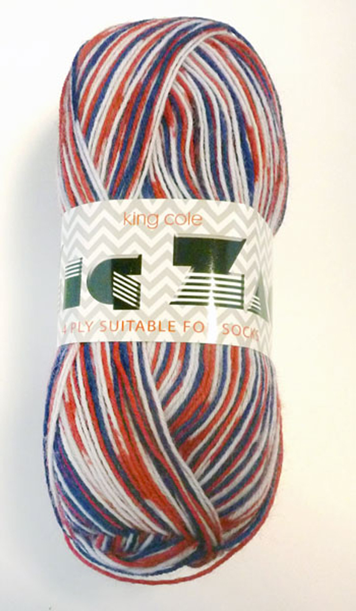 King Cole Zig Zag 4 Ply Knitting Yarn & Wool, 100g Balls Outback Yarns