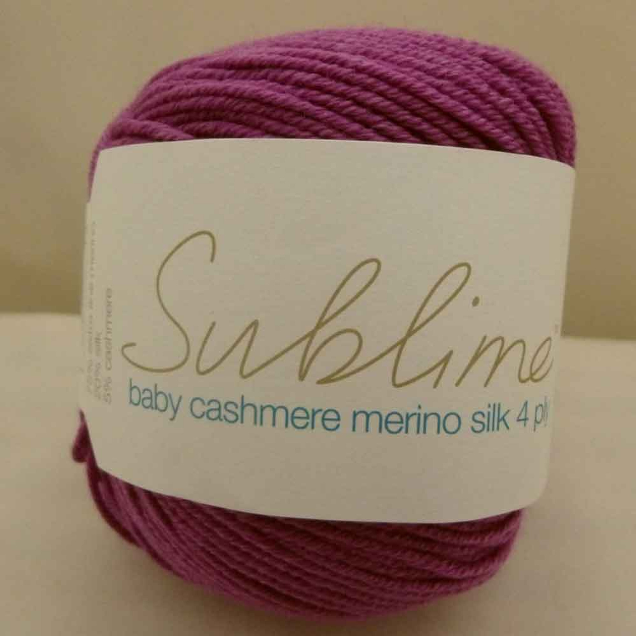 Sublime Cashmere Merino Silk Aran Colour Chart