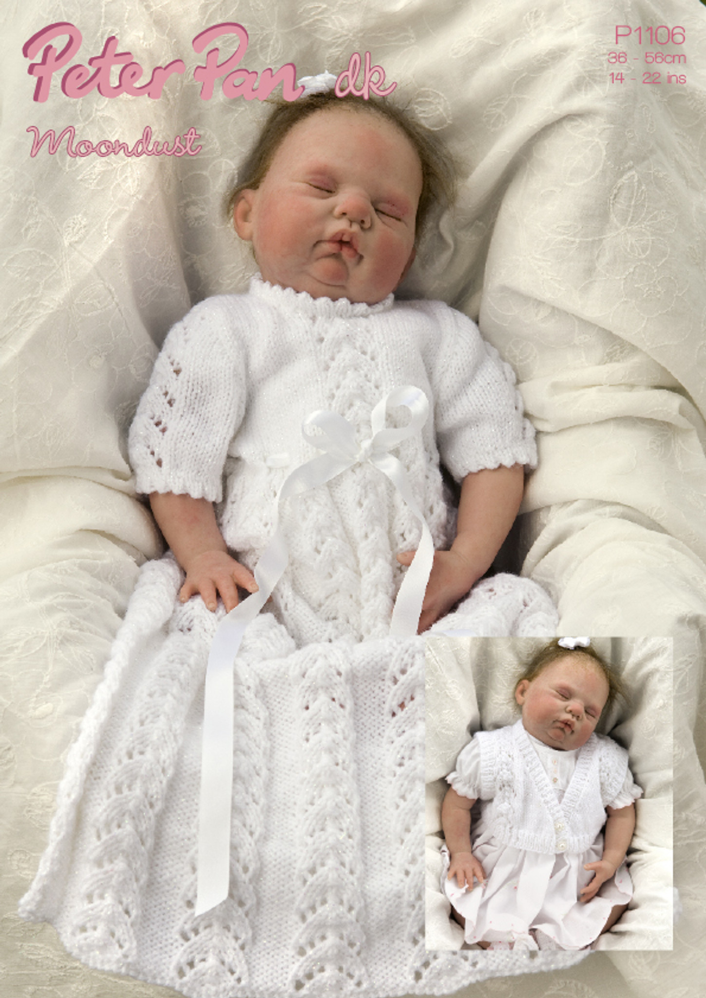 Filet Crochet Floral And Scroll Christening Gown Pattern | eBay