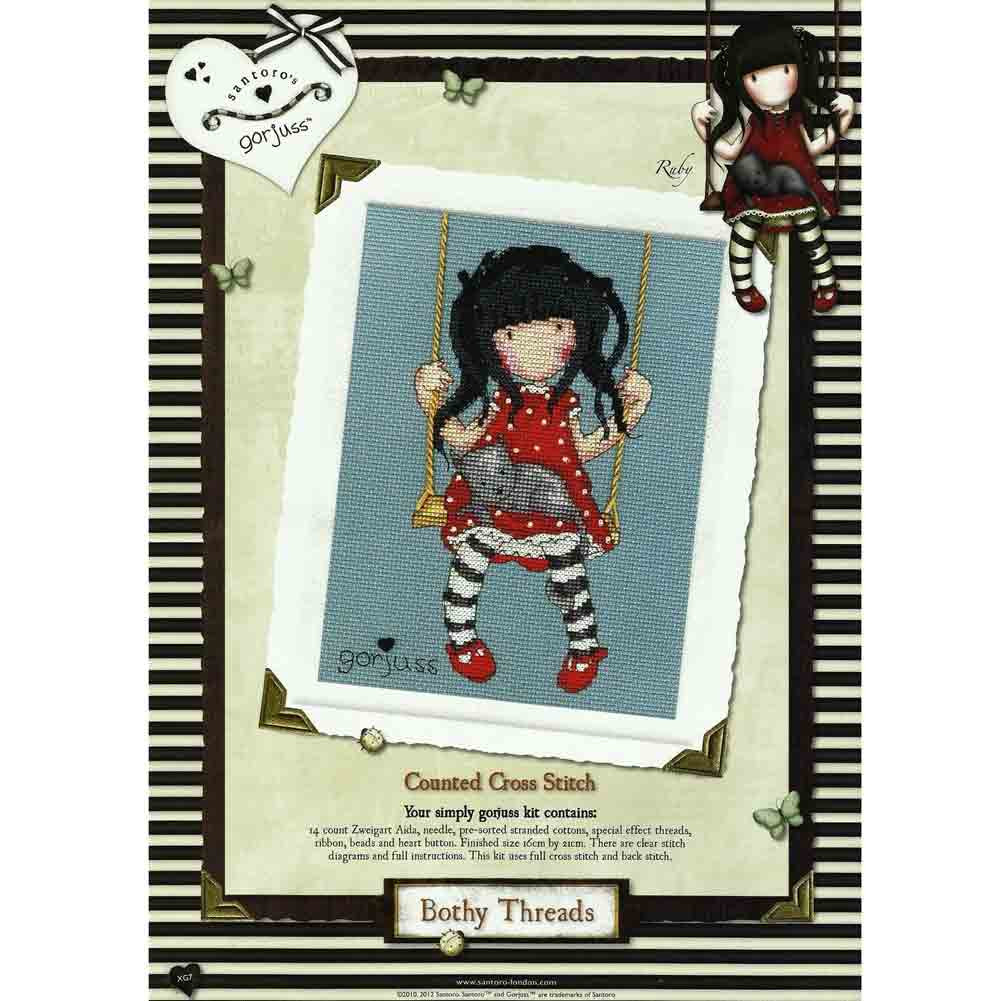 gorjuss girl cross stitch