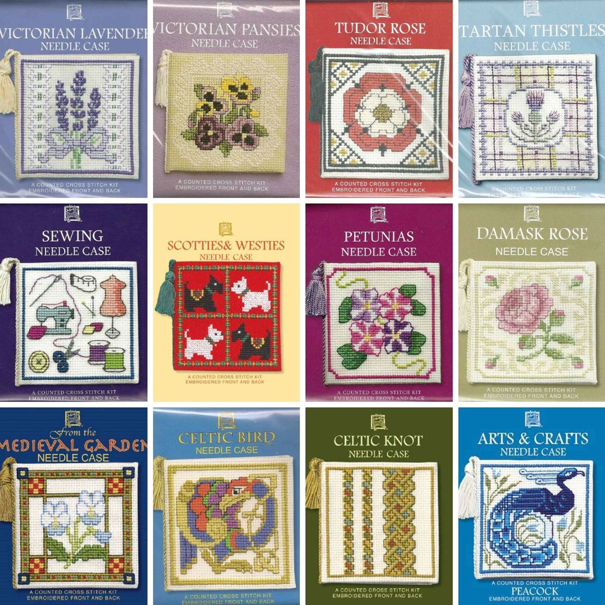 Textile Heritage Tudor Rose Bookmark Cross Stitch Kit