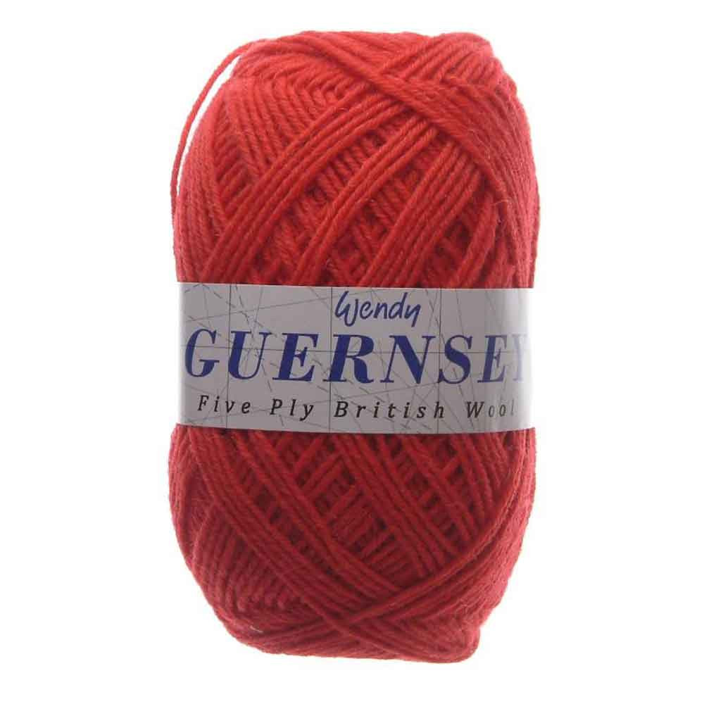 Wendy Guernsey Pure Wool 5 Ply Knitting Yarn, 100g Various Shades