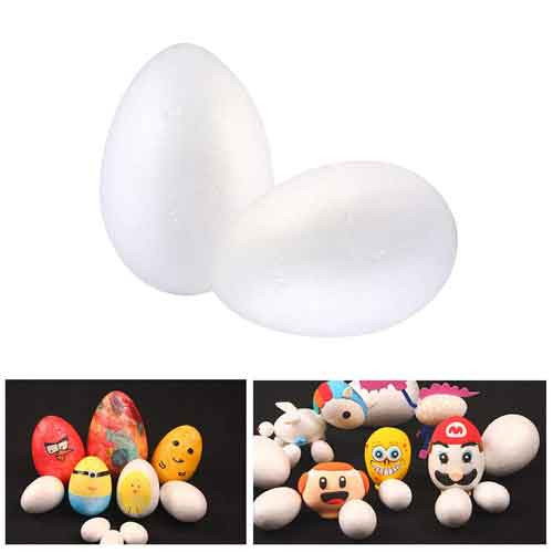Polystyrene Eggs Creative Emotions , Efco Various Sizes Outback Yarns