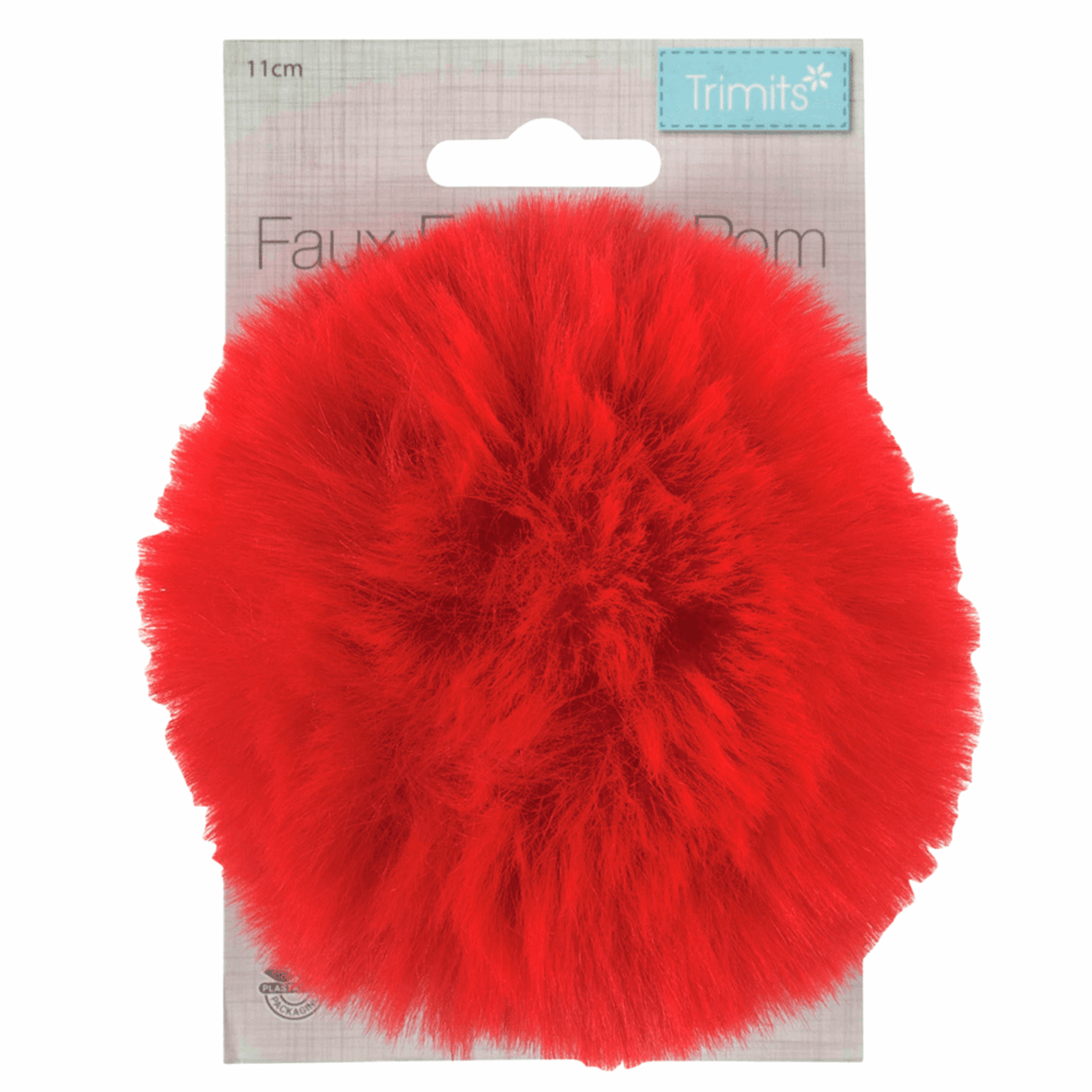 Faux Fur PomPoms, Various Shades, Trimits