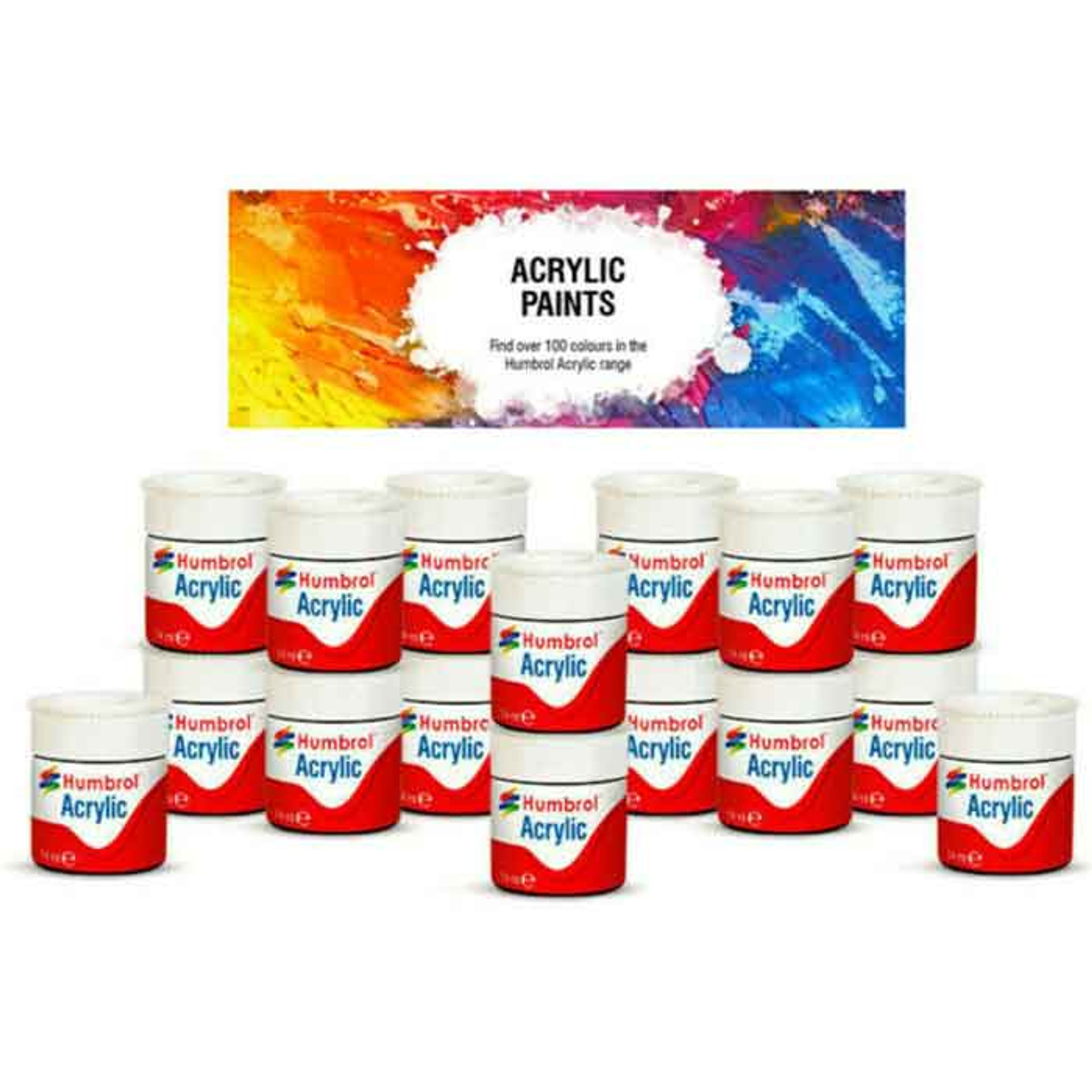 Acrylic Paint Set for Adults and Kids - 12 -Pack of 12mL Paints for Canvas,  Wood & Ceramic w/ 3 Art Brushes - Non-Toxic Craft Paint Sets - Stocking  Stuffers for…