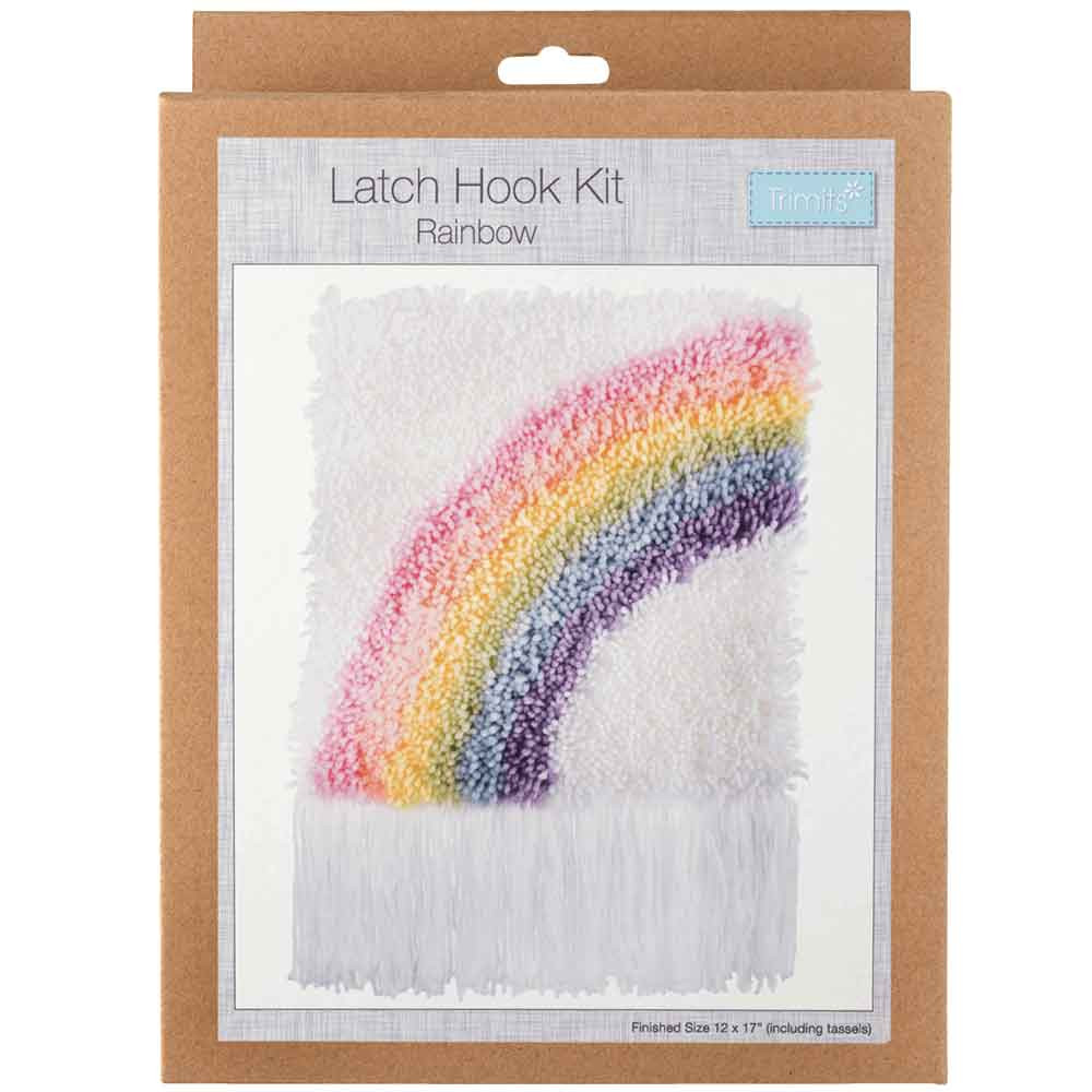 Rainbow Latch Hook Kit Trimits Outback Yarns