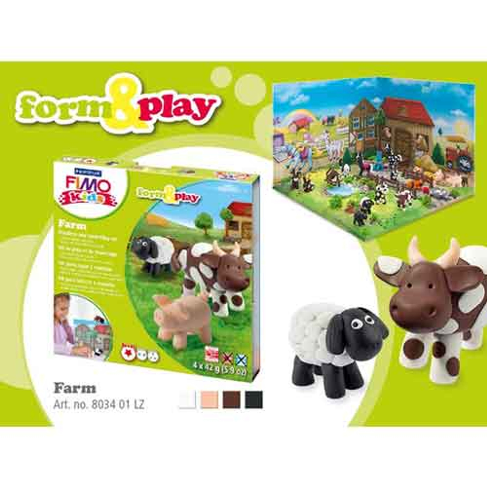 Fimo Kids Form & Play Kits, Staedtler, Farm