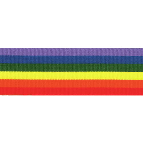 Berisfords | Rainbow Ribbon | Half Metre Lengths | Various Widths - Main Image
