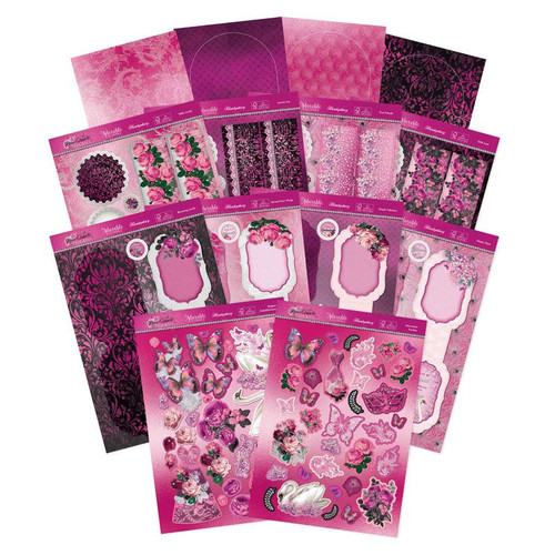 Shimmering Silk Concept Cards Collection | Rose Quartz Dreams | Hunkydory | Content