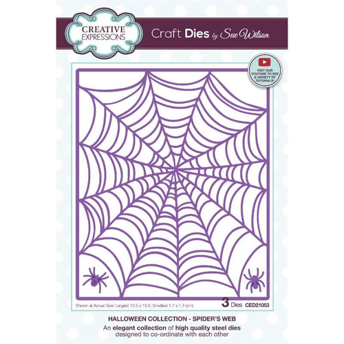 Creative Expressions | Craft Dies | Sue Wilson | Halloween Collection | Spider's Web