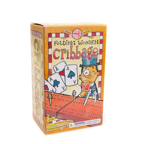 Wooden Folding Cribbage Set | House of Marbles