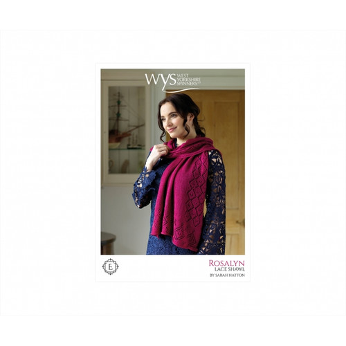 Rosalyn - Lace weight pattern for a shawl | West Yorkshire Spinners