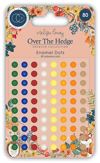 Craft Consortium | Over the Hedge | Adhesive Enamel Dots