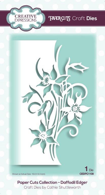 Creative Expressions | Crafts Dies | Cathie Shuttleworth | Paper Cuts Collection | Daffodil Edger