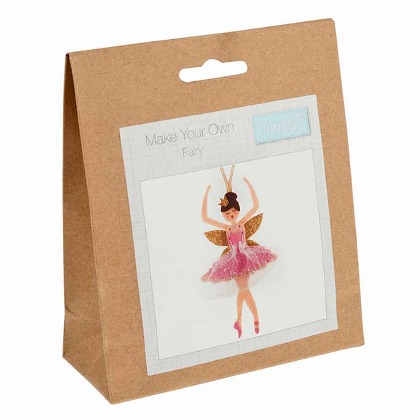 Sugar Plum Fairy | Make Your Own Felt Decorations | Trimits - Kit Packaged