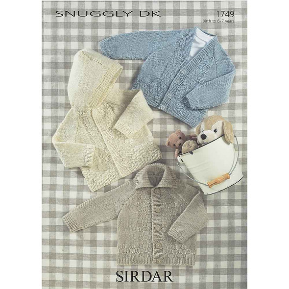 Baby/Children's Jackets Knitting Pattern | Sirdar Snuggly DK 1749 | Digital Download - Main Image