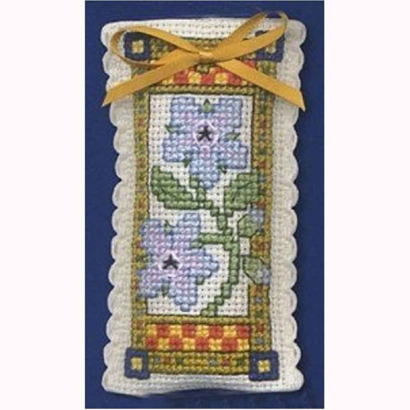 Textile Heritage | Counted Cross Stitch Lavender Sachet Kit | Medieval Garden - Main Image