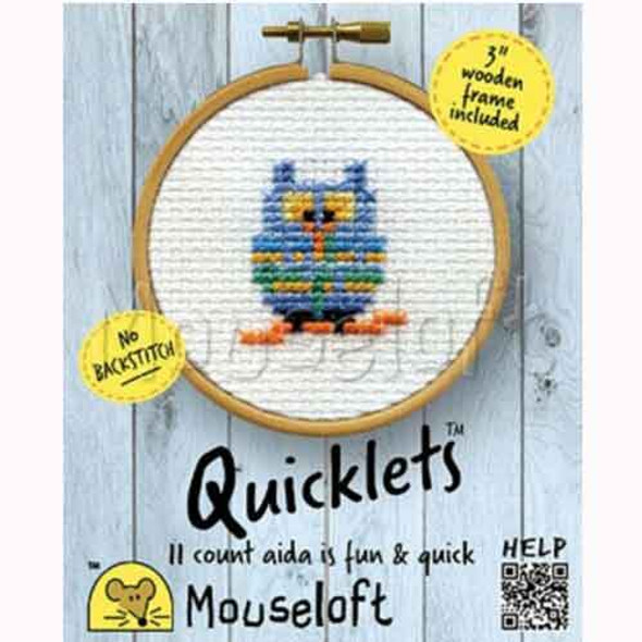 Mouseloft Mini Cross Stitch Kits | Quicklets | Blue Owl