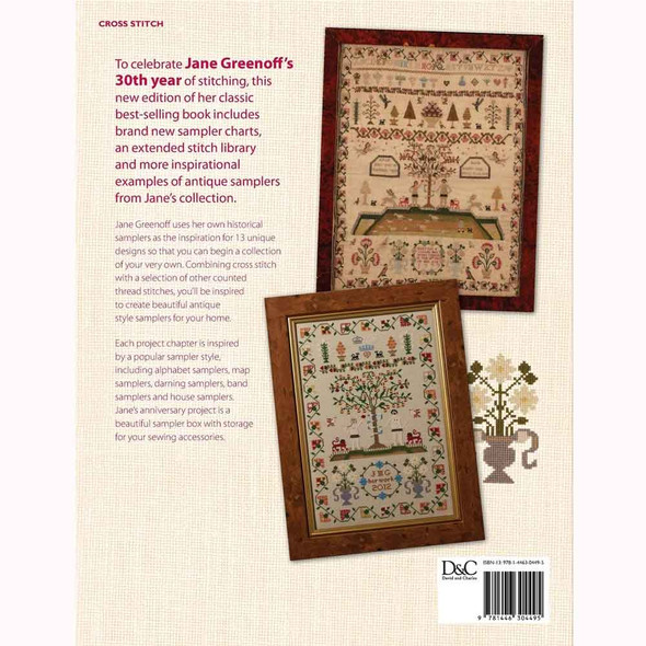 Cross Stitch Antique Style by Jane Grenoff - Back Cover