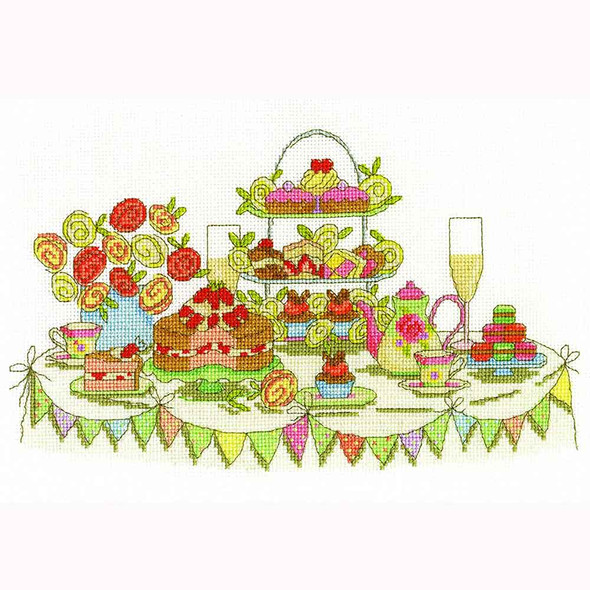 DMC | Cross Stitch Kit | Afternoon Tea Party