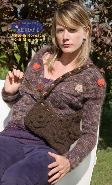 Monet Bag Knitting Pattern | Adriafil Candy Super Chunky Knitting Yarn | Free Downloadable Pattern - Main Image