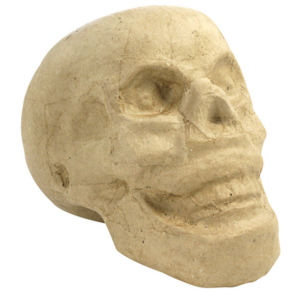 Skull | Papier Mache | 15cm x 16cm x 9cm | Decopatch