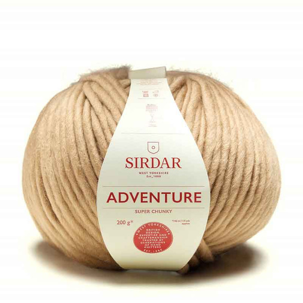 Sirdar Adventure Super Chunky Knitting Yarn, 200g Balls | 101 Golden Dawn