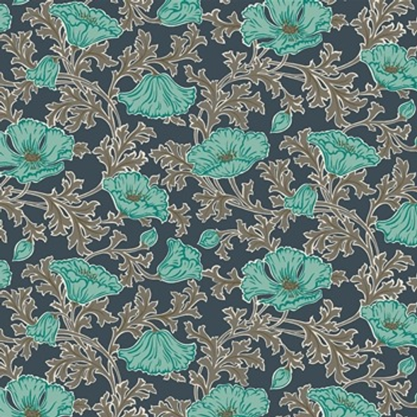 Winterbourne House | Liberty Fabrics | 04775731C | Beatrice Poppy 731C