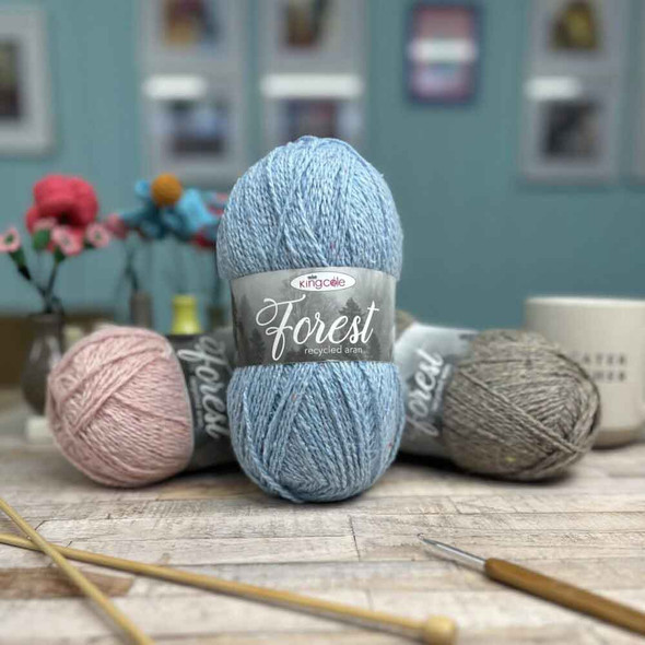 King Cole Forest Aran Knitting Yarn, 100g Balls | Various Shades – Main Image