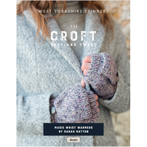 Maisie Wrist Warmers Knitting Pattern | WYS The Croft Aran Knitting Yarn WYS98038 | Digital Download - Main Image
