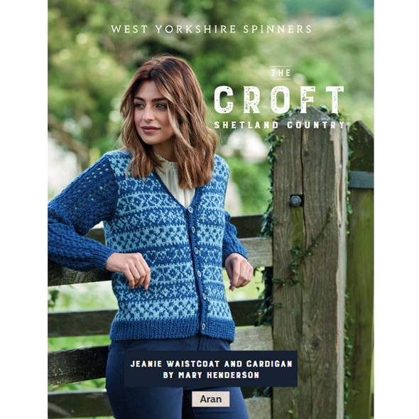Jeanie Waistcoat and Cardigan Knitting Pattern | WYS The Croft Aran Knitting Yarn WYS98060 | Digital Download - Main Image