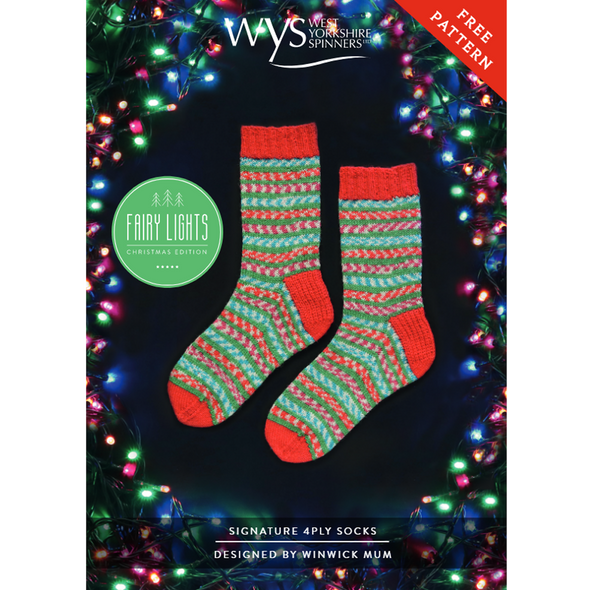 Fairy Lights Knitting Pattern | Signature 4 Ply Knitting Yarn WYS56987 | Free Digital Download - Main Image