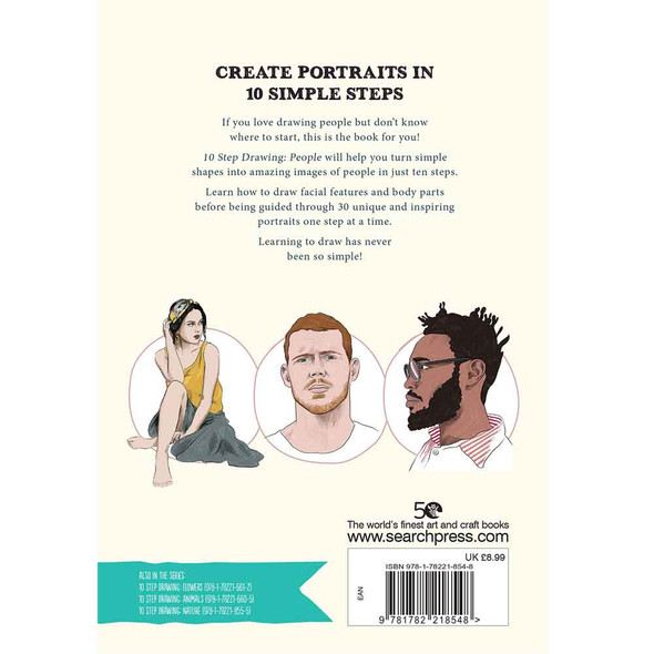 10 Step Drawing by Justine Lecouffe | Draw People 30 People in 10 Easy Steps