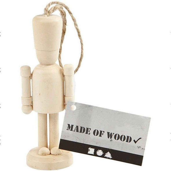 Wooden Soldiers To Decorate Yourself | 9 cm High - Main Image