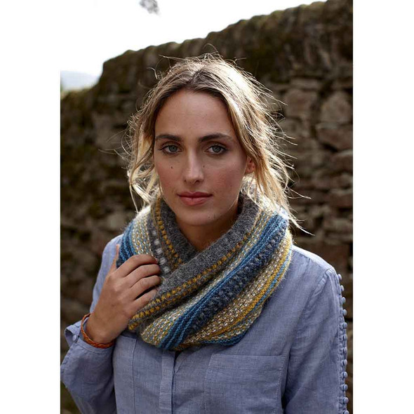 Rowan Arabella Cowl Accessories Knitting Pattern in Alpaca Classic | Digital Download (ROWEB-03644) - Main Image