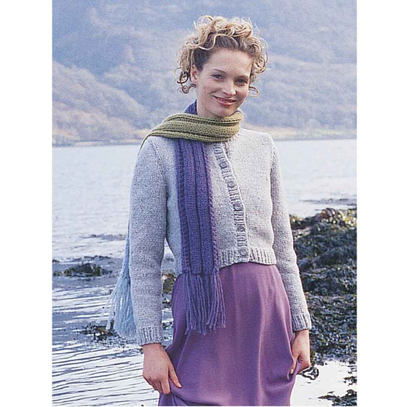 Rowan Rummy Scarf Accessories Knitting Pattern in Kid Classic | Digital Download (ROWEB-02574) - Main Image