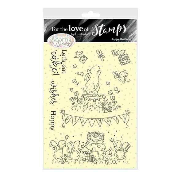 Hunkydory | For the Love of... Stamps | Acorn Wood | Hoppy Birthday - Main Image