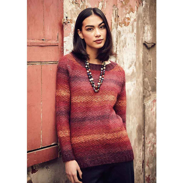 Rowan Scilly Womens Jumper/Sweater Knitting Pattern using Kidsilk Haze & Felted Tweed | Digital Download (ZM58-00014) - Main Image