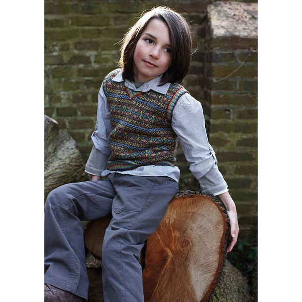 Rowan Alfie Childrens Top Knitting Pattern using Pure Wool 4ply | Digital Download (ZB95-00001) - Main Image