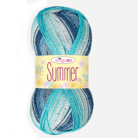 King Cole Summer 4 Ply Knitting Yarn, 100g | Various Shades – Main Image