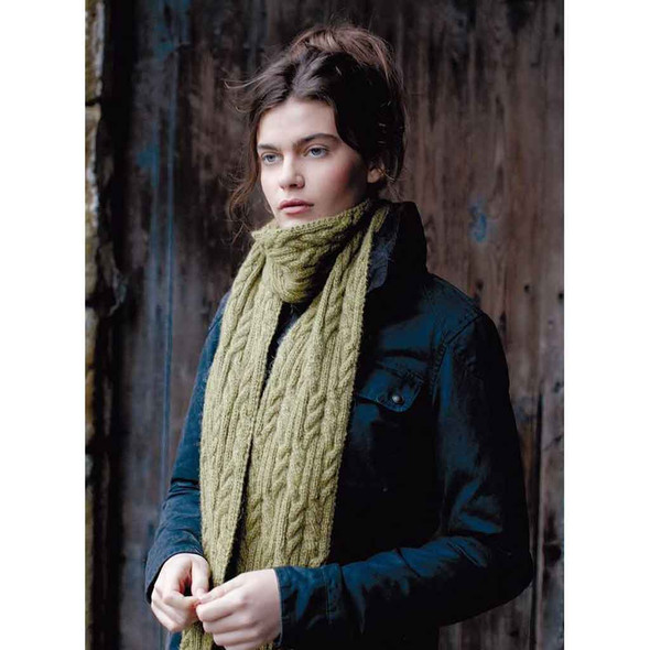 Rowan Grasmoor Scarf Womens Knitting Pattern using Moordale | Digital Download (ZB254-00005) - Main Image