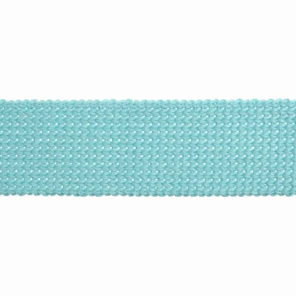 Acrylic / Cotton Webbing | 30mm | Light Aqua | Essential Trimmings