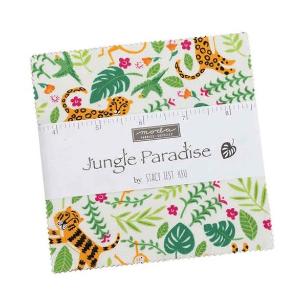 Jungle Paradise | Stacy lest Tsu | Moda Fabrics | 20780PP Charm Pack