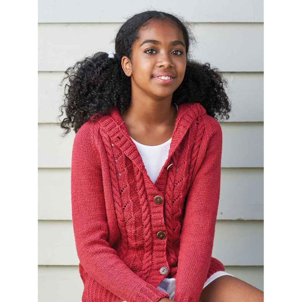 Rowan Florey Childrens Cardigan Knitting Pattern using Softyak DK | Digital Download (ZB271-00015) - Main Image