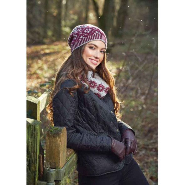 Rowan Lattice Hat Womens Knitting Pattern using Alpaca Soft DK | Digital Download (ZB276-00006) - Main Image