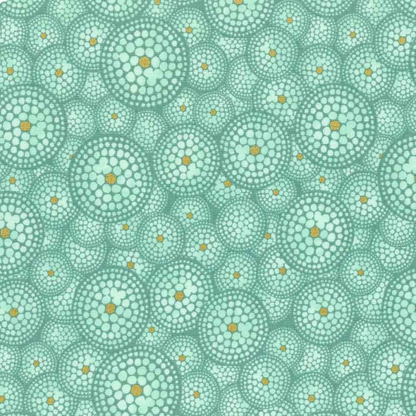 Dance in Paris | Zen Chic | Moda Fabrics | 1743-16M Teal