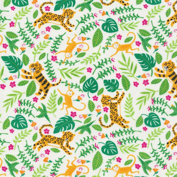 Jungle Paradise | Stacy lest Hsu | Moda Fabrics | 20783-11 Cloud